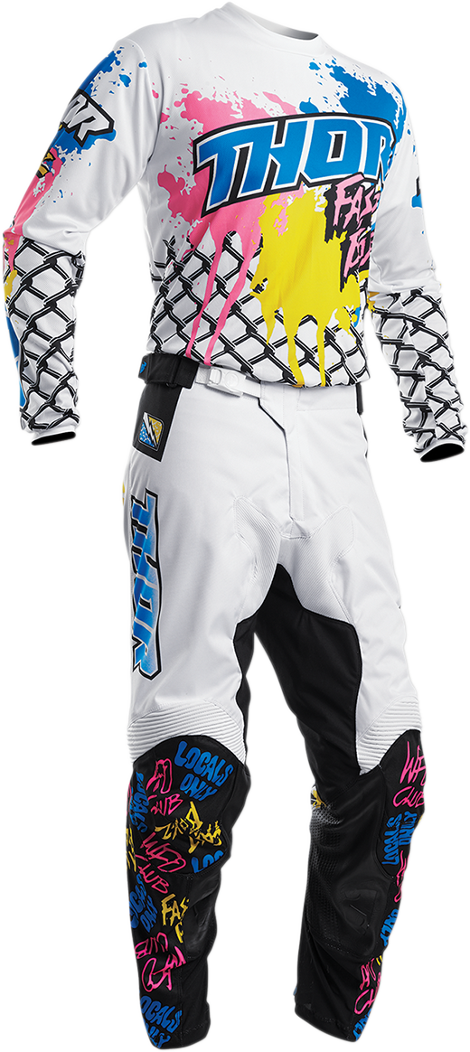 THOR Pulse Factor Acid Teal CROSS Combo 2019 Pantaloni Jersey Motocross  Enduro MX MTB Kit e completi Abbigliamento, caschi e protezioni  wagner-spedition.de