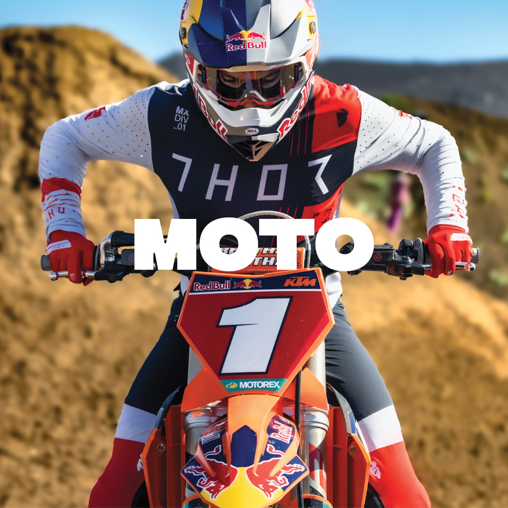 Thor Sector Link Combo weiss schwarz Crosshose Motocross Shirt MX Handschuhe